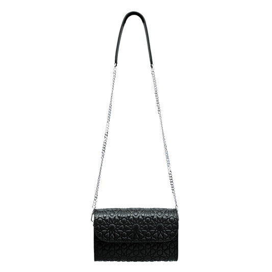 Bolso pequeño de piel Bayarcal – Negro
