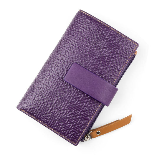 Cartera de piel para mujer Capileira – Morado