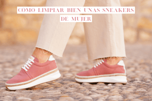 ‍Cómo limpiar bien unas sneakers de mujer - Alpargatas MIAS