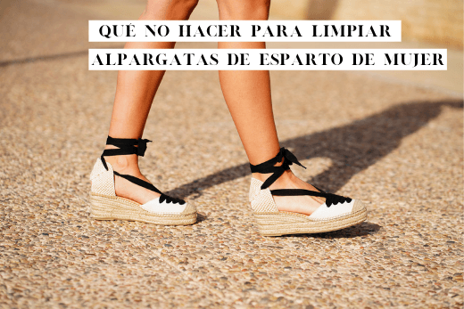 Cómo limpiar alpargatas de esparto de mujer correctamente - MIAS