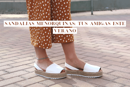 Sandalias menorquinas: tus amigas este verano - Alpargatas MIAS