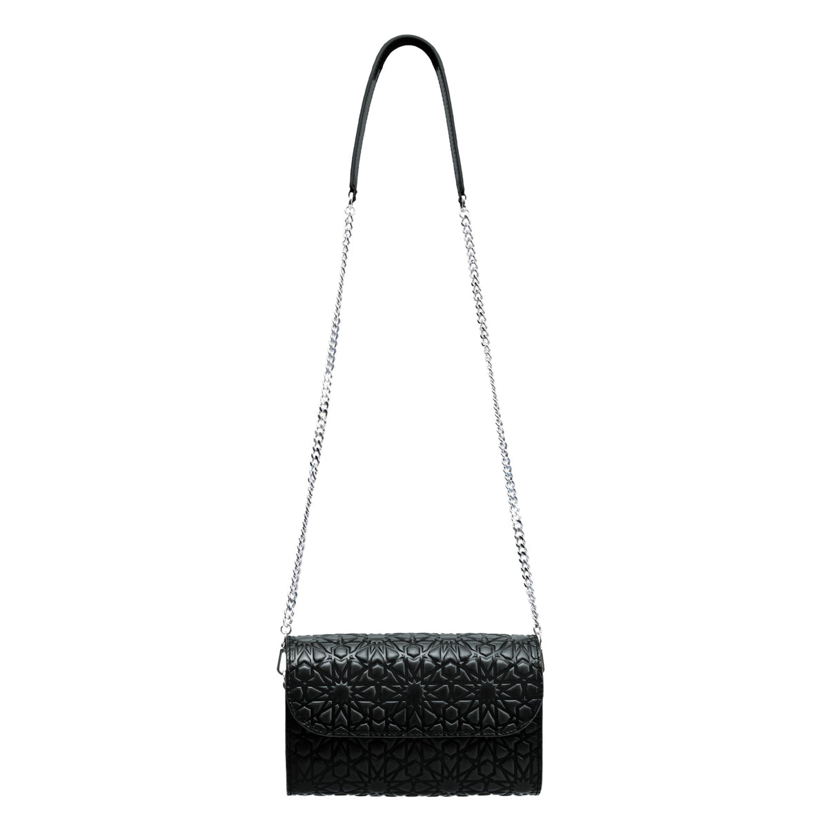 Bolso pequeño de piel Bayarcal – Negro