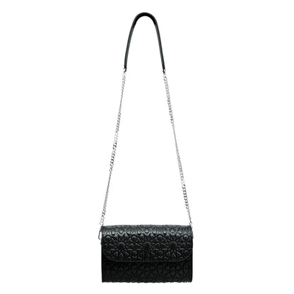 Bolso pequeño de piel Bayarcal – Negro