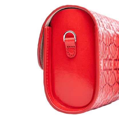 Bolso pequeño de piel Bayarcal – Rojo