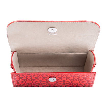 Bolso pequeño de piel Bayarcal – Rojo