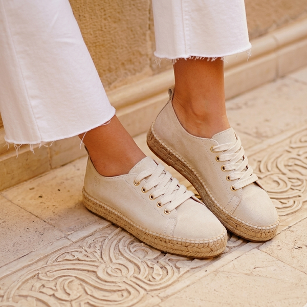 Eva – Alpargata de Serraje Sand