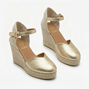 Rebeca Alpargata Laminado Platino