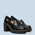 Zapatos de tacón Napa negro- Keyla