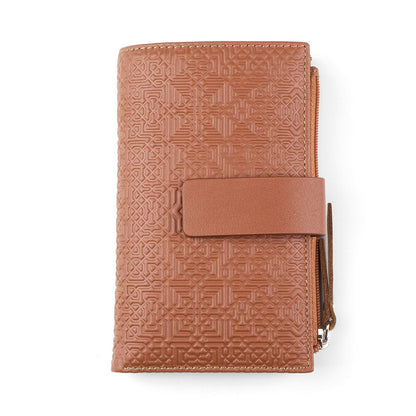 Cartera de piel para mujer Capileira – Marrón