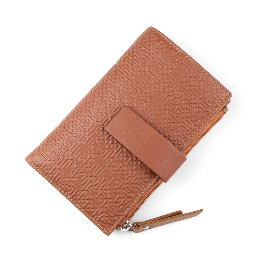 Cartera de piel para mujer Capileira – Marrón