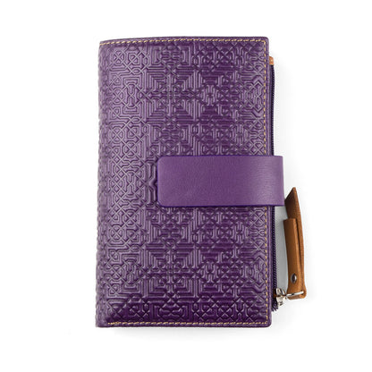 Cartera de piel para mujer Capileira – Morado