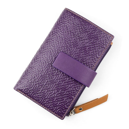 Cartera de piel para mujer Capileira – Morado