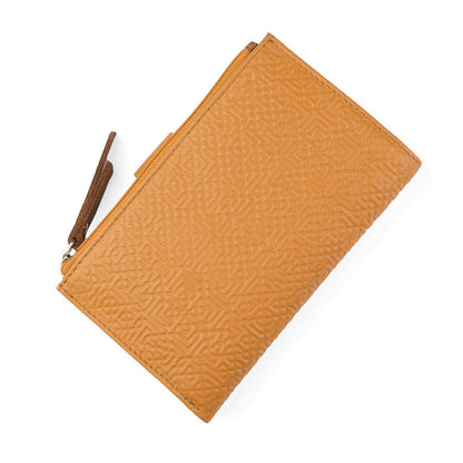 Cartera de piel para mujer Capileira – Mostaza