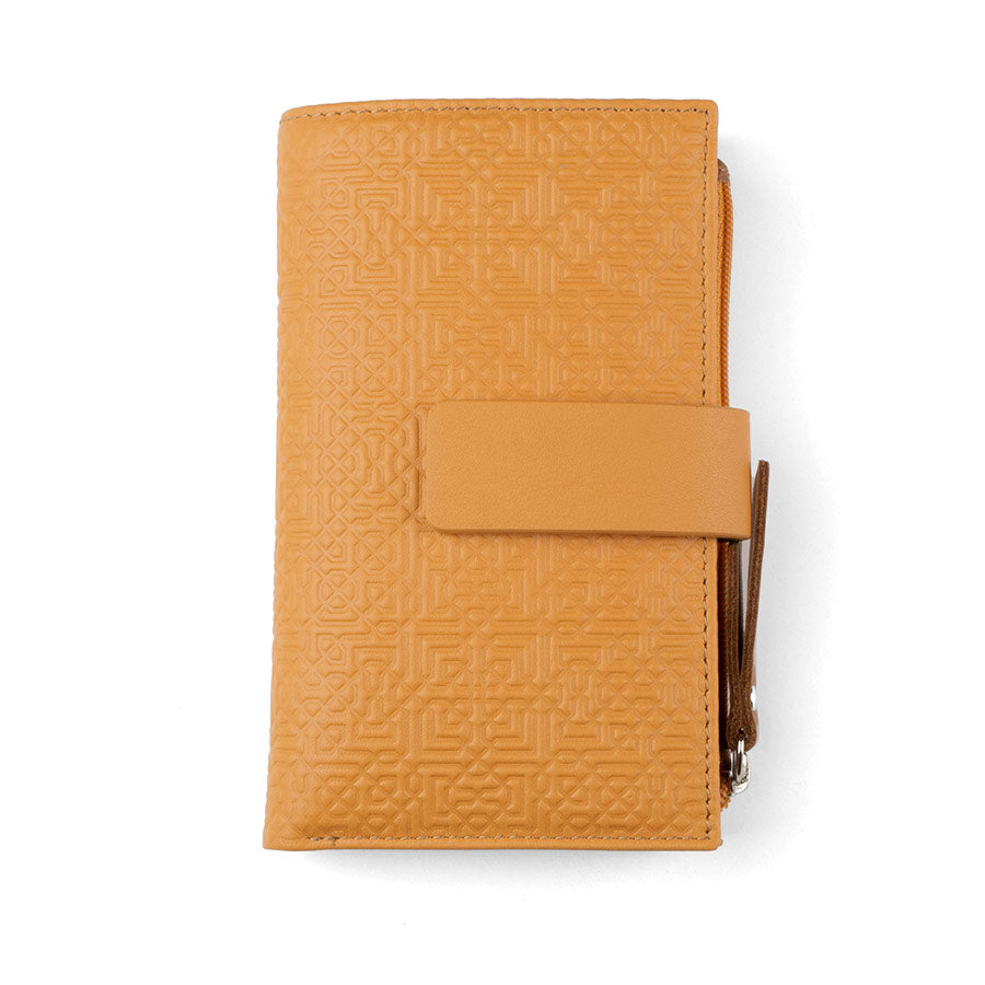 Cartera de piel para mujer Capileira – Mostaza