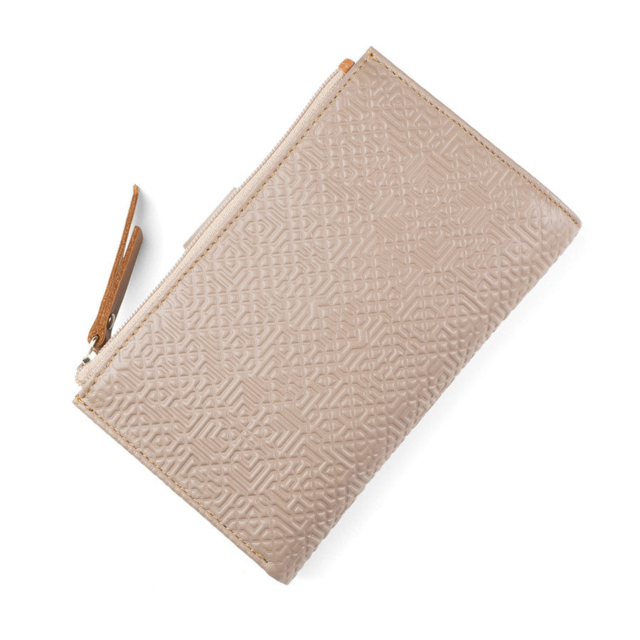 Cartera de piel para mujer Capileira – Taupe