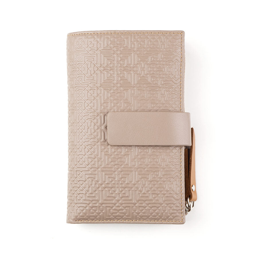Cartera de piel para mujer Capileira – Taupe