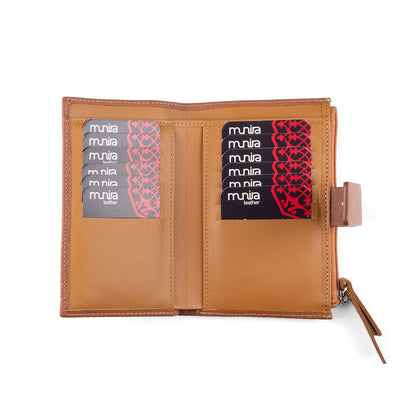 Cartera de piel para mujer Capileira – Morado