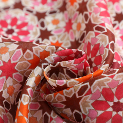 Pañuelo de seda Mashrabia – Rosa