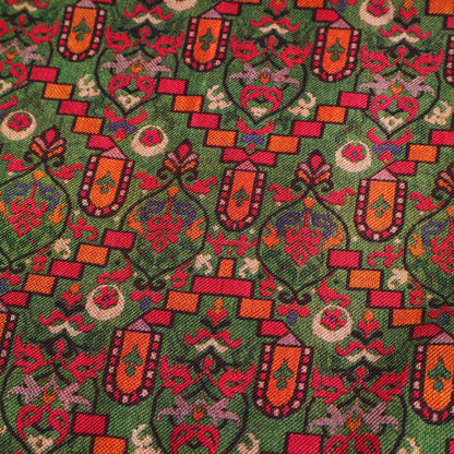 Pañuelo de seda y lana Sarab – Verde