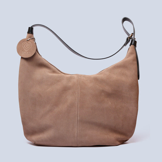 Bolso - Audrey Serraje Taupe - MIAS