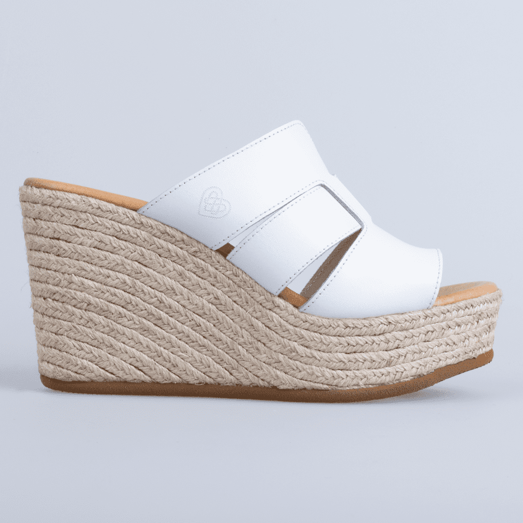 Ana - Piel Blanco - Alpargatas MIAS