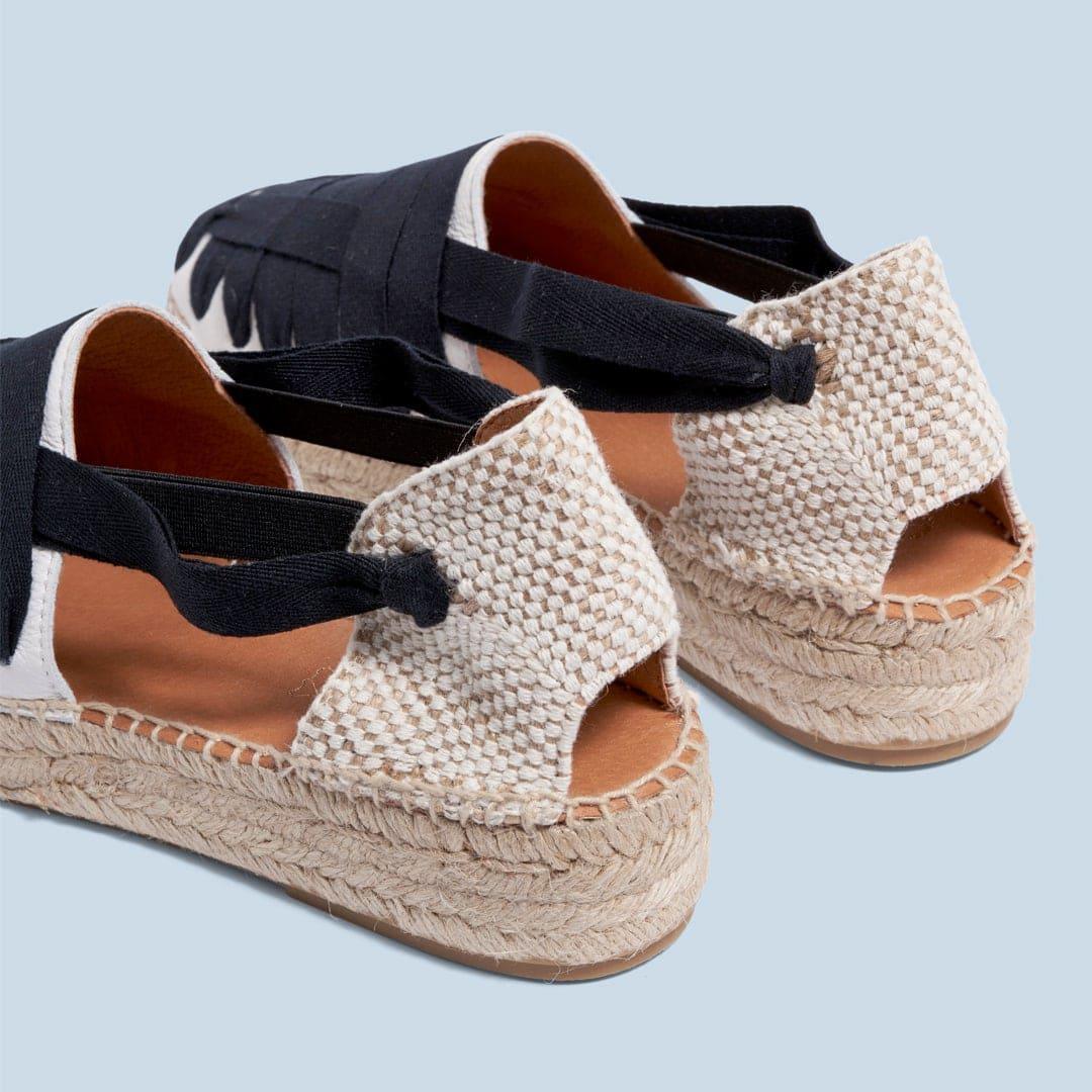 Indira - Napa Cinta Blanco-Negro - MIAS