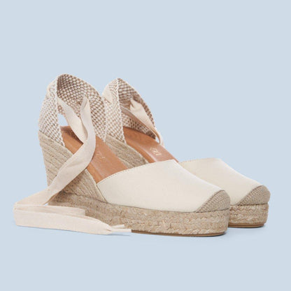 Alpargatas Malen - Lona Crudo | Comodidad y Estilo para Verano - MIAS