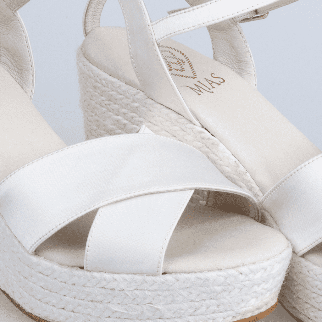 Kate - Raso Marfil - Alpargatas MIAS
