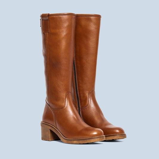 Botas altas de tacón Napa Cuero - Mabel - MIAS